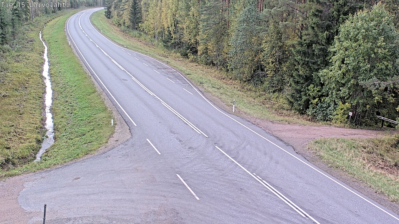 Weather Camera Image Road 15 Laivolahti, Mäntyharju, Etelä-Savo