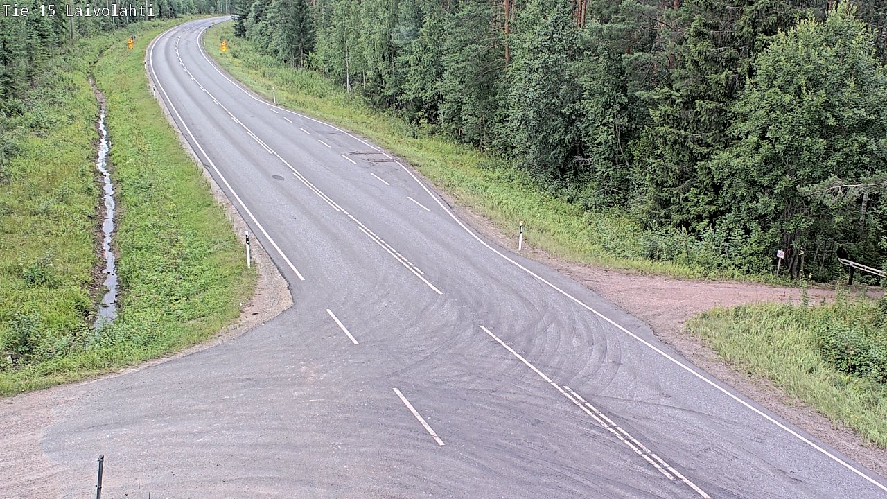 Weather Camera Image Road 15 Laivolahti, Mäntyharju, Etelä-Savo