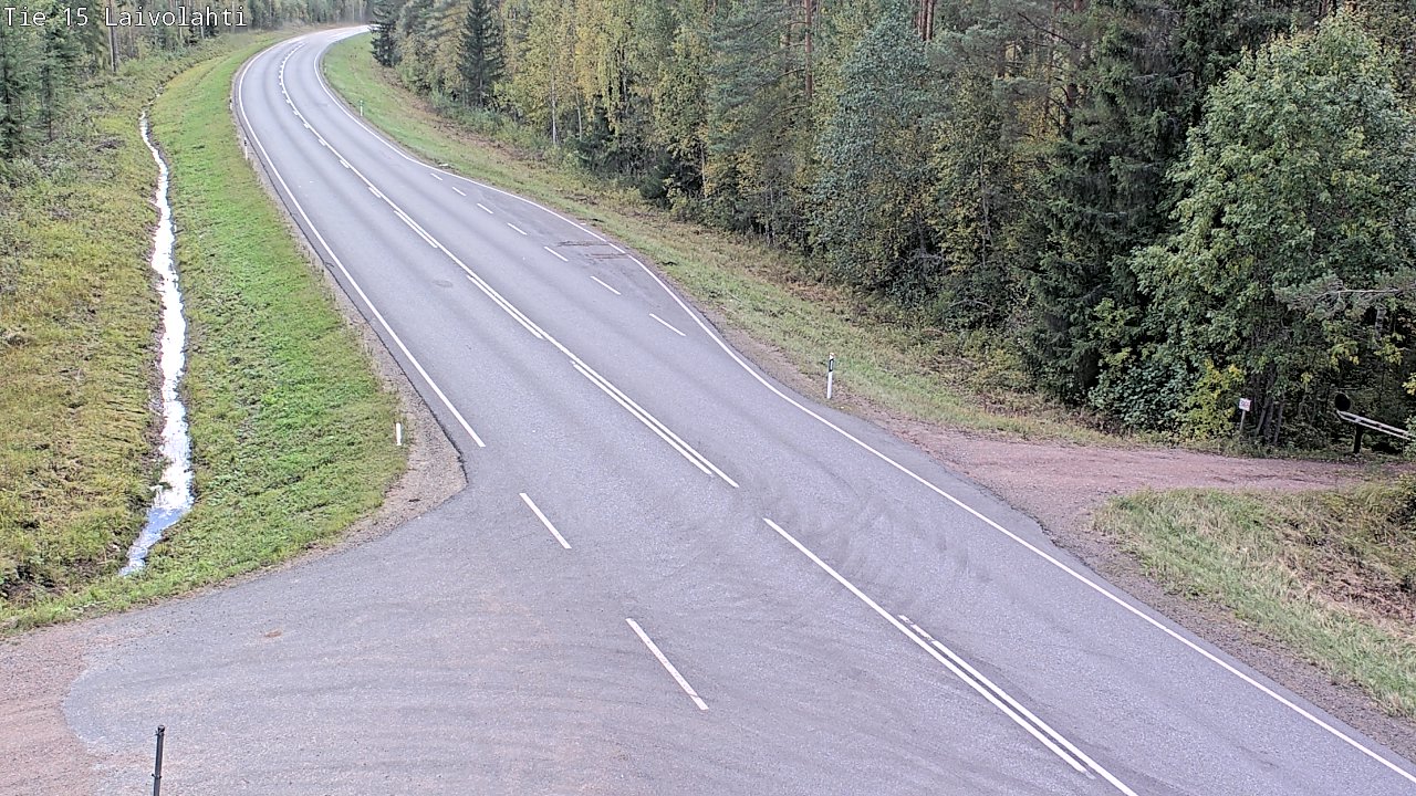 Weather Camera Image Väg 15 Laivolahti, Mäntyharju, Etelä-Savo