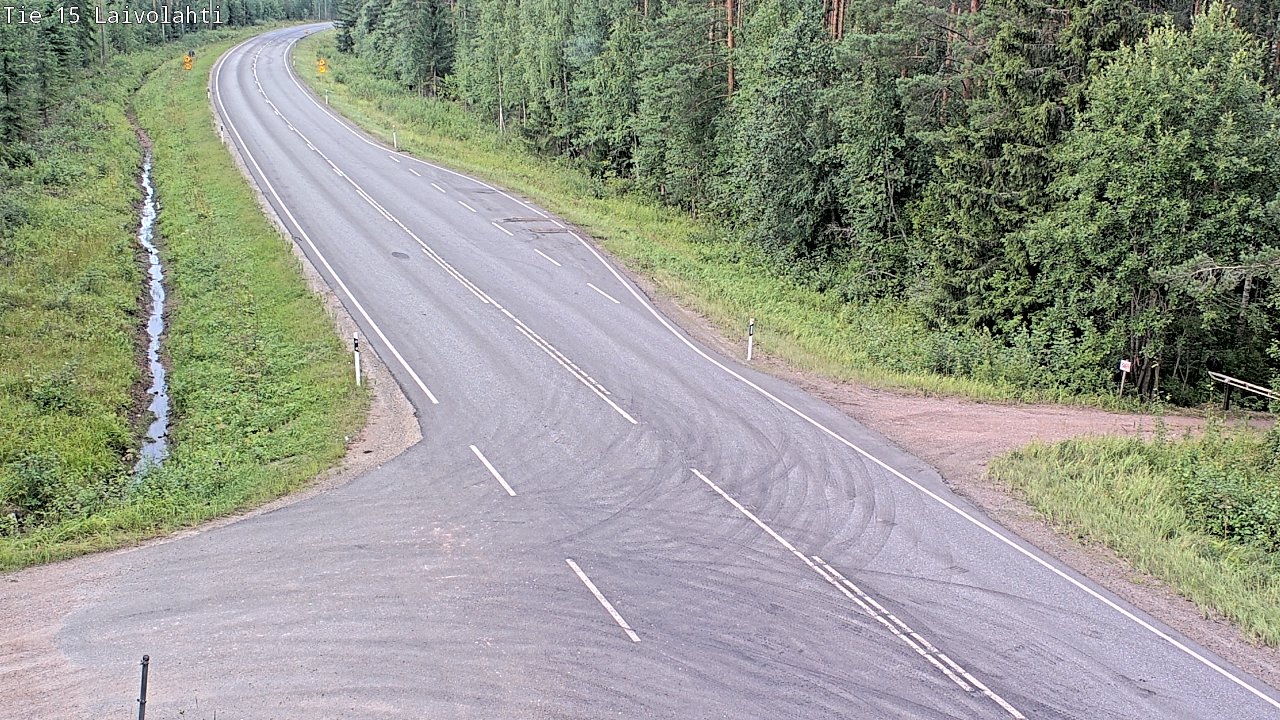 Weather Camera Image Road 15 Laivolahti, Mäntyharju, Etelä-Savo