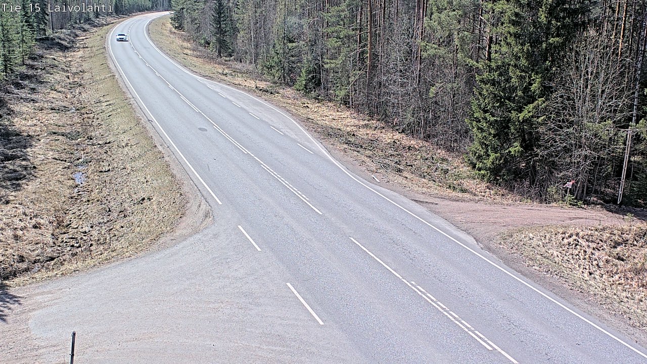 Weather Camera Image Väg 15 Laivolahti, Mäntyharju, Etelä-Savo