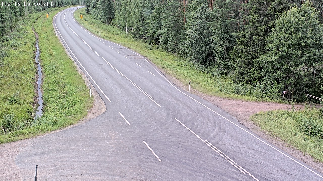 Weather Camera Image Road 15 Laivolahti, Mäntyharju, Etelä-Savo