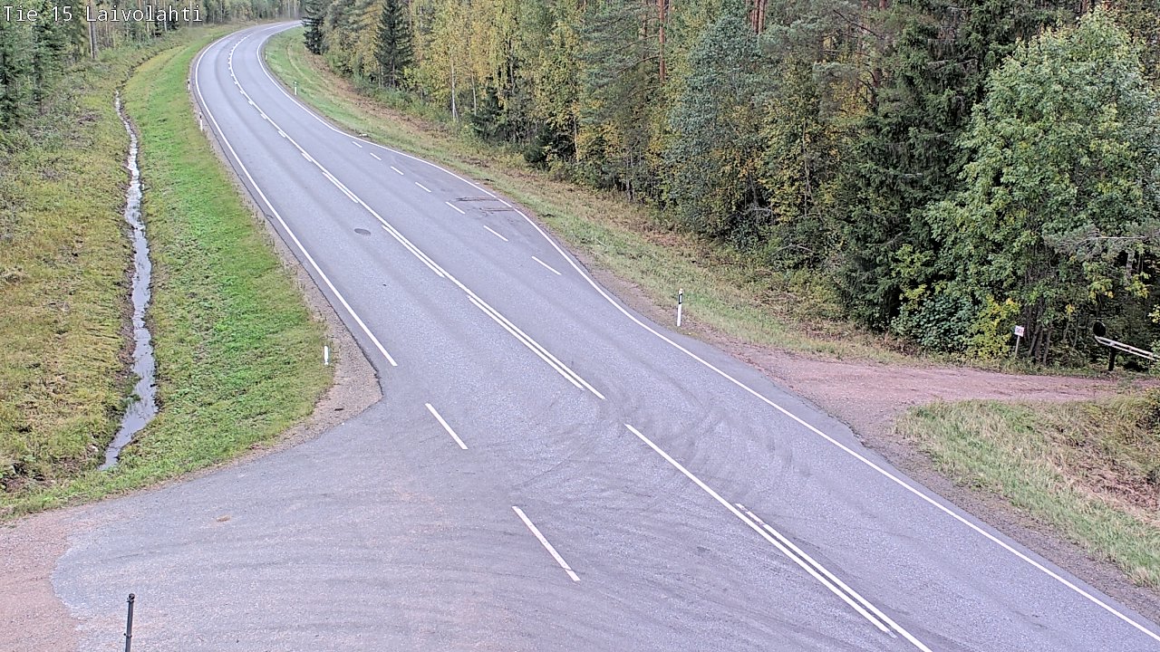 Weather Camera Image Road 15 Laivolahti, Mäntyharju, Etelä-Savo