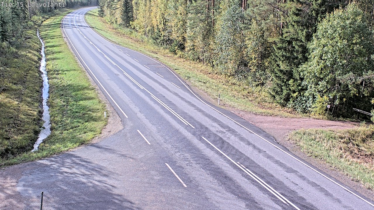 Weather Camera Image Road 15 Laivolahti, Mäntyharju, Etelä-Savo