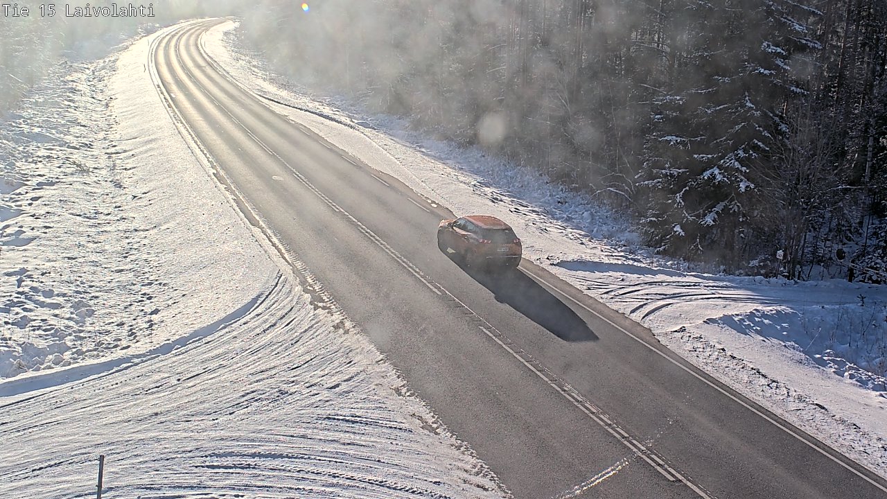Weather Camera Image Road 15 Laivolahti, Mäntyharju, Etelä-Savo