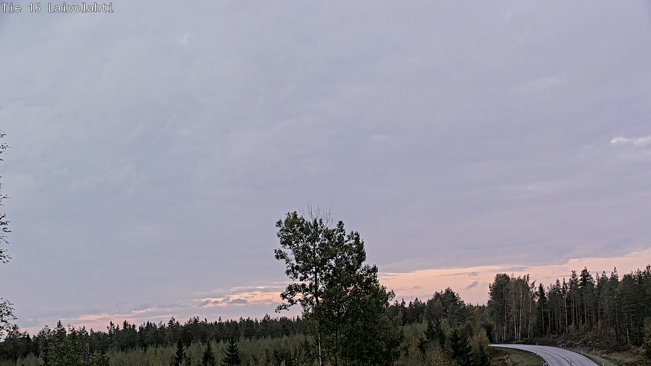 Weather Camera Image Road 15 Laivolahti, Mäntyharju, Etelä-Savo