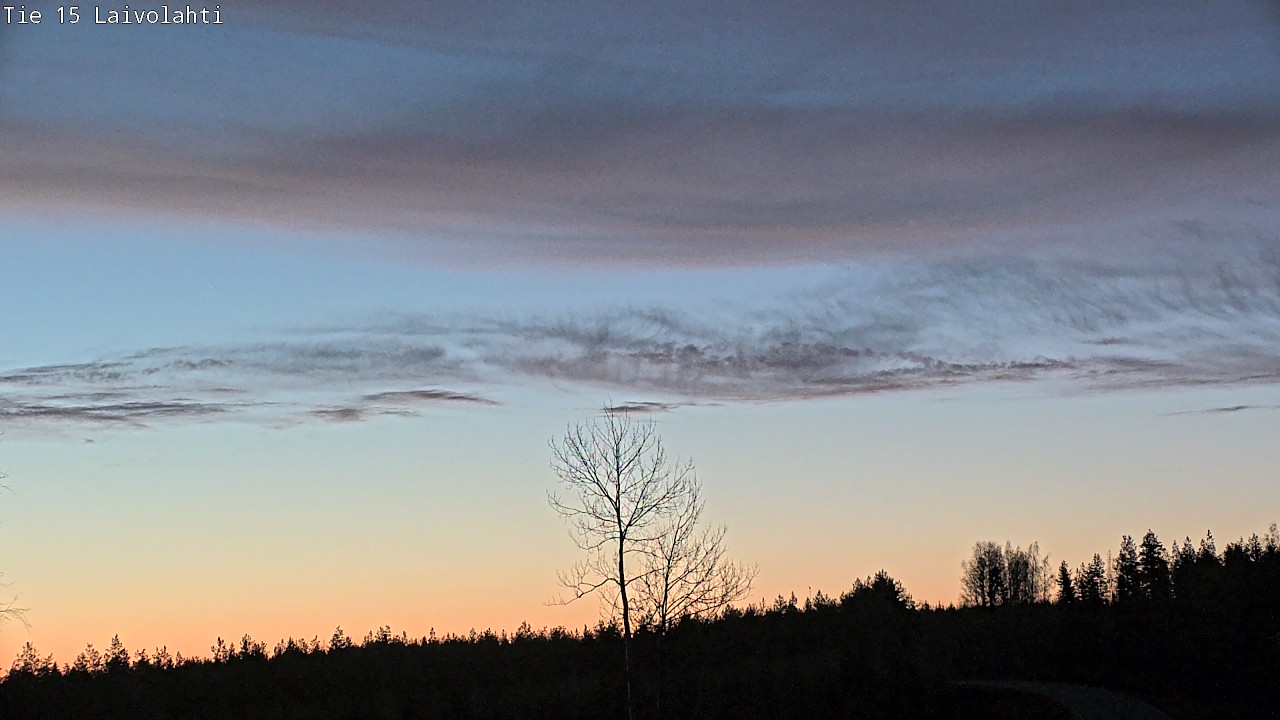 Weather Camera Image Väg 15 Laivolahti, Mäntyharju, Etelä-Savo
