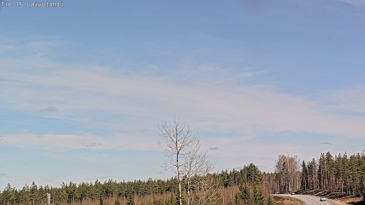 Weather Camera Image Väg 15 Laivolahti, Mäntyharju, Etelä-Savo