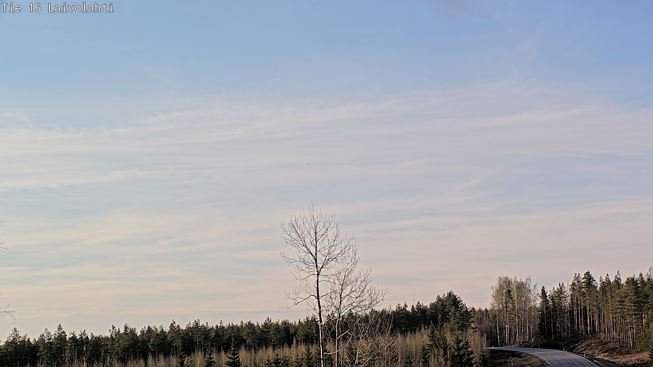 Weather Camera Image Väg 15 Laivolahti, Mäntyharju, Etelä-Savo