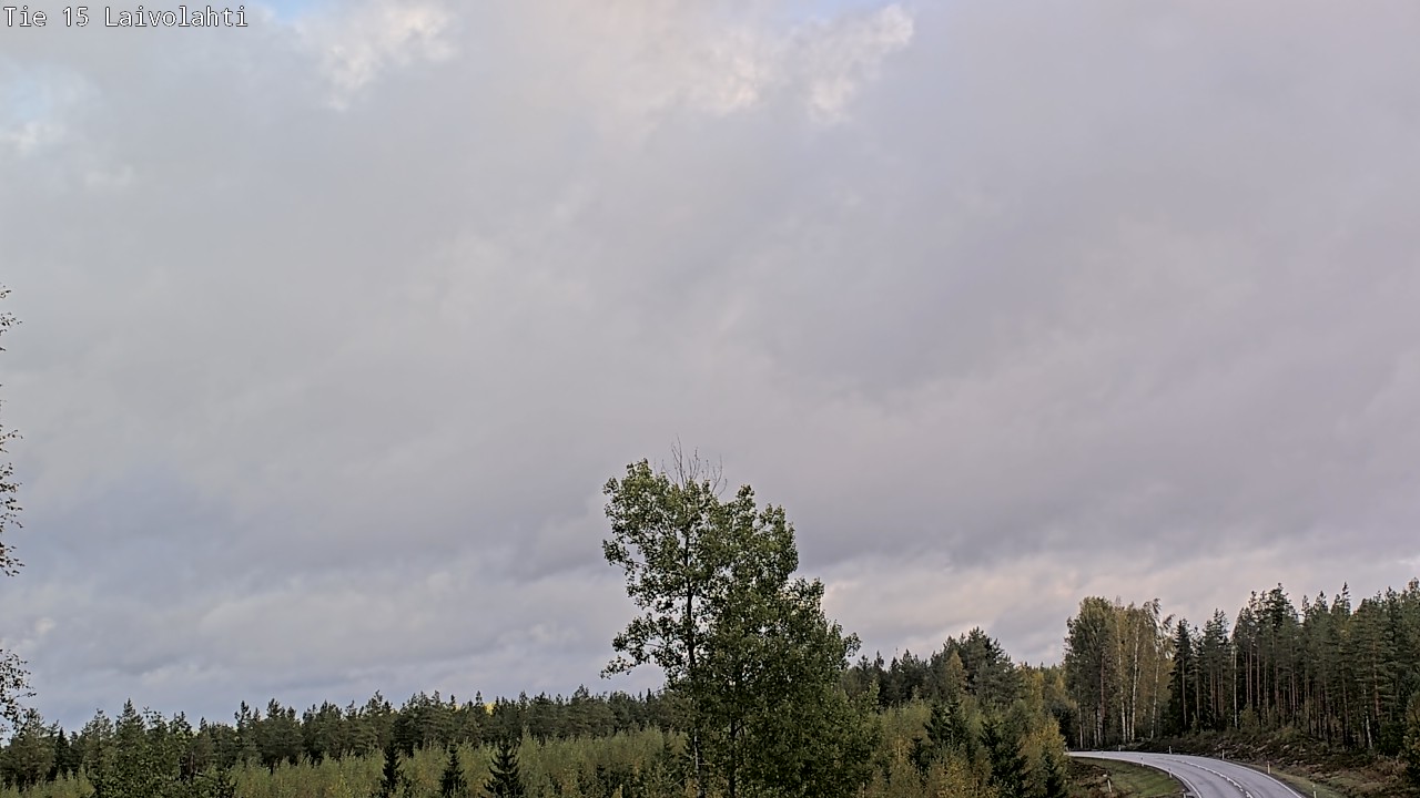 Weather Camera Image Road 15 Laivolahti, Mäntyharju, Etelä-Savo