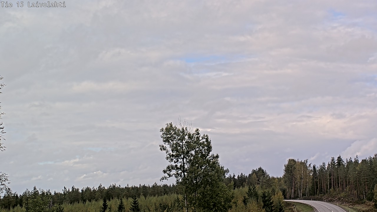 Weather Camera Image Road 15 Laivolahti, Mäntyharju, Etelä-Savo