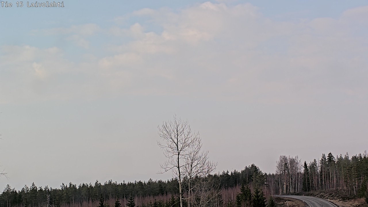 Weather Camera Image Väg 15 Laivolahti, Mäntyharju, Etelä-Savo