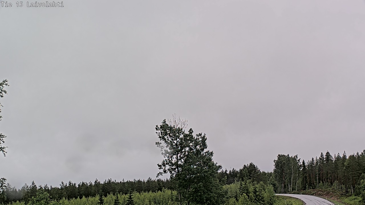 Weather Camera Image Väg 15 Laivolahti, Mäntyharju, Etelä-Savo