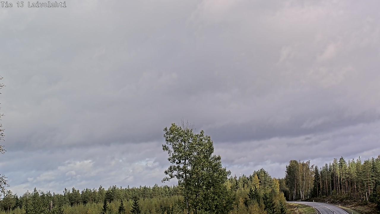 Weather Camera Image Road 15 Laivolahti, Mäntyharju, Etelä-Savo