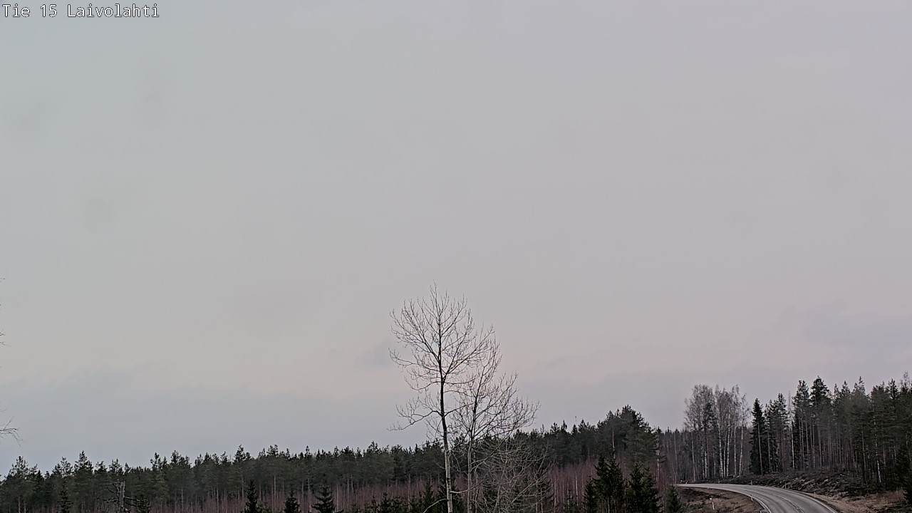 Weather Camera Image Väg 15 Laivolahti, Mäntyharju, Etelä-Savo