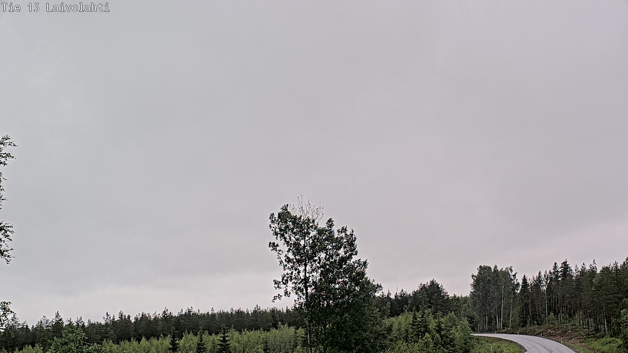 Weather Camera Image Väg 15 Laivolahti, Mäntyharju, Etelä-Savo