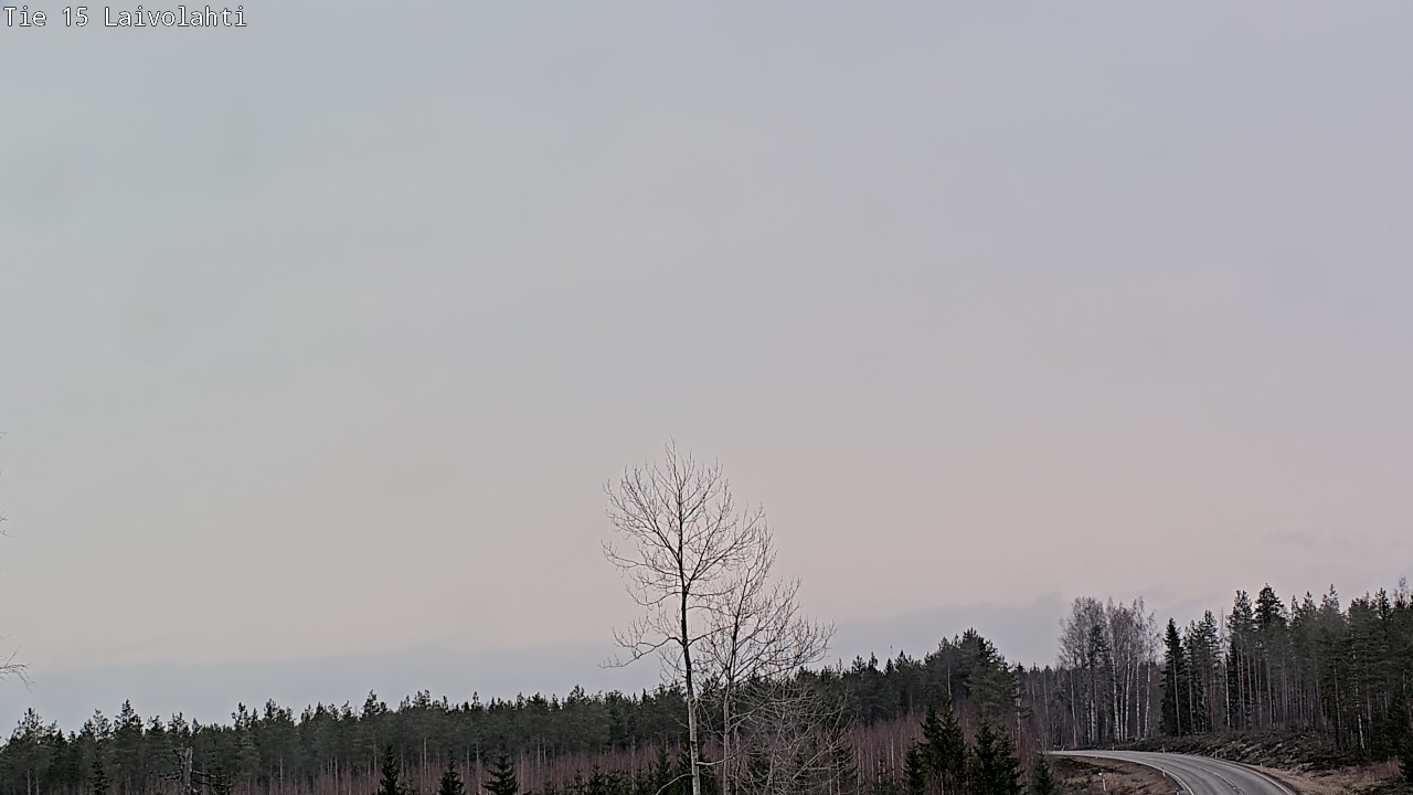 Weather Camera Image Väg 15 Laivolahti, Mäntyharju, Etelä-Savo