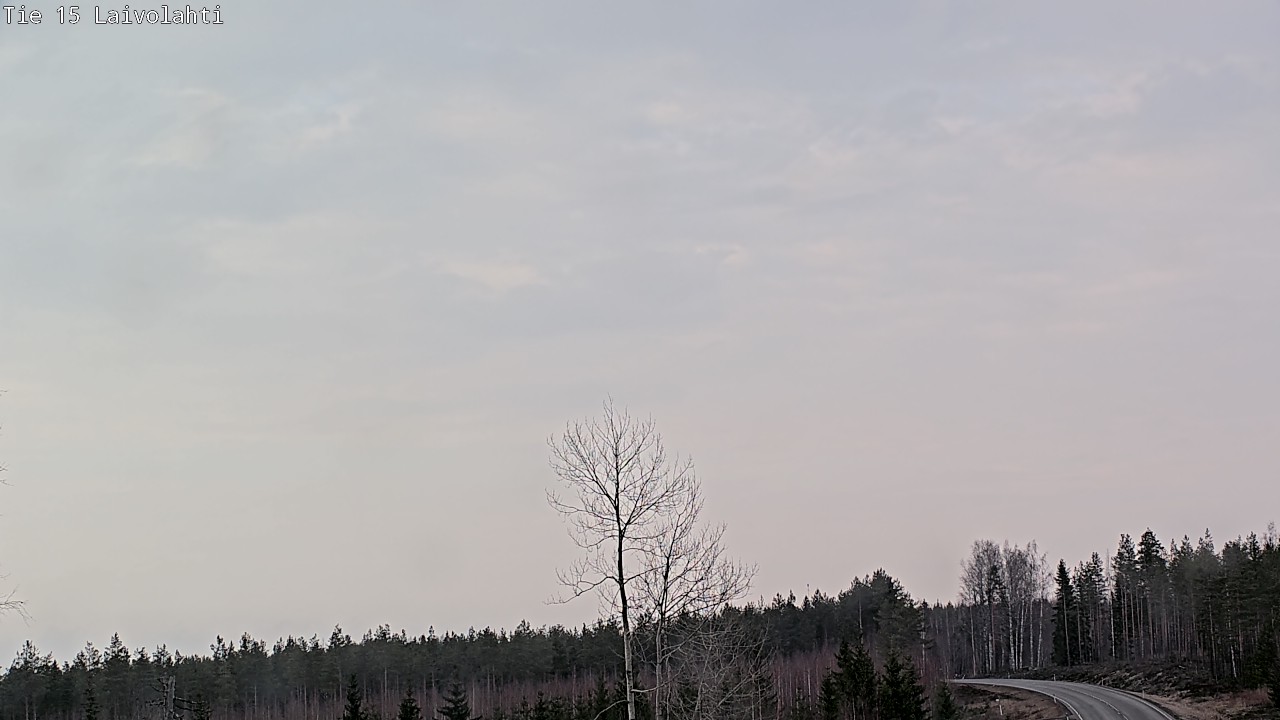 Weather Camera Image Väg 15 Laivolahti, Mäntyharju, Etelä-Savo