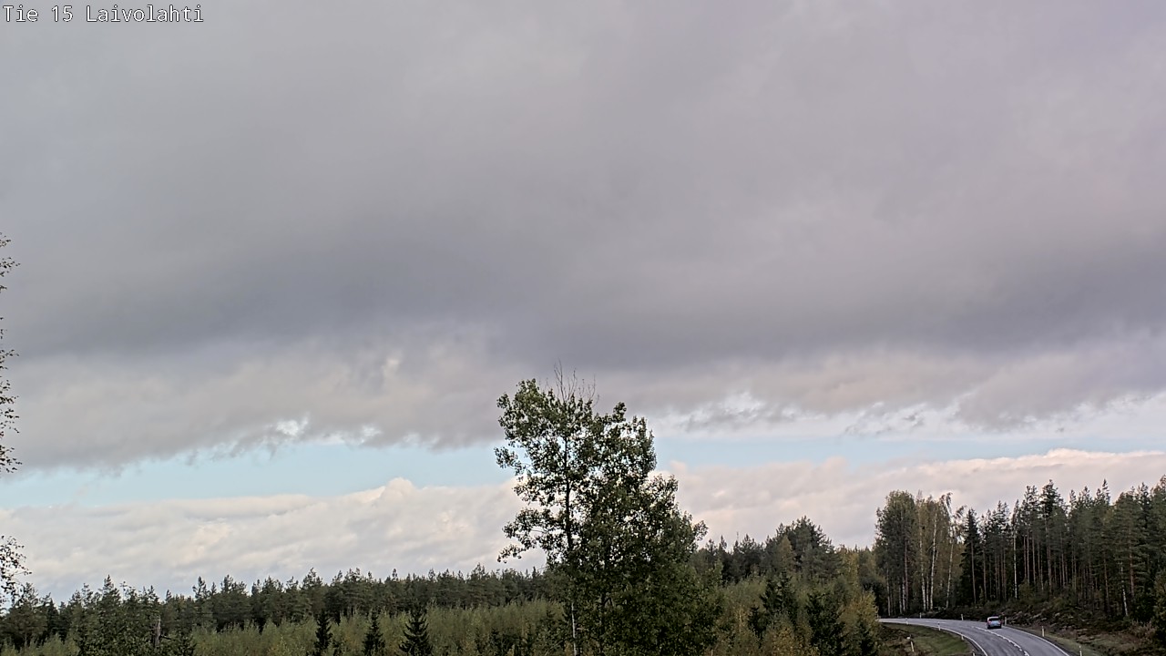 Weather Camera Image Road 15 Laivolahti, Mäntyharju, Etelä-Savo