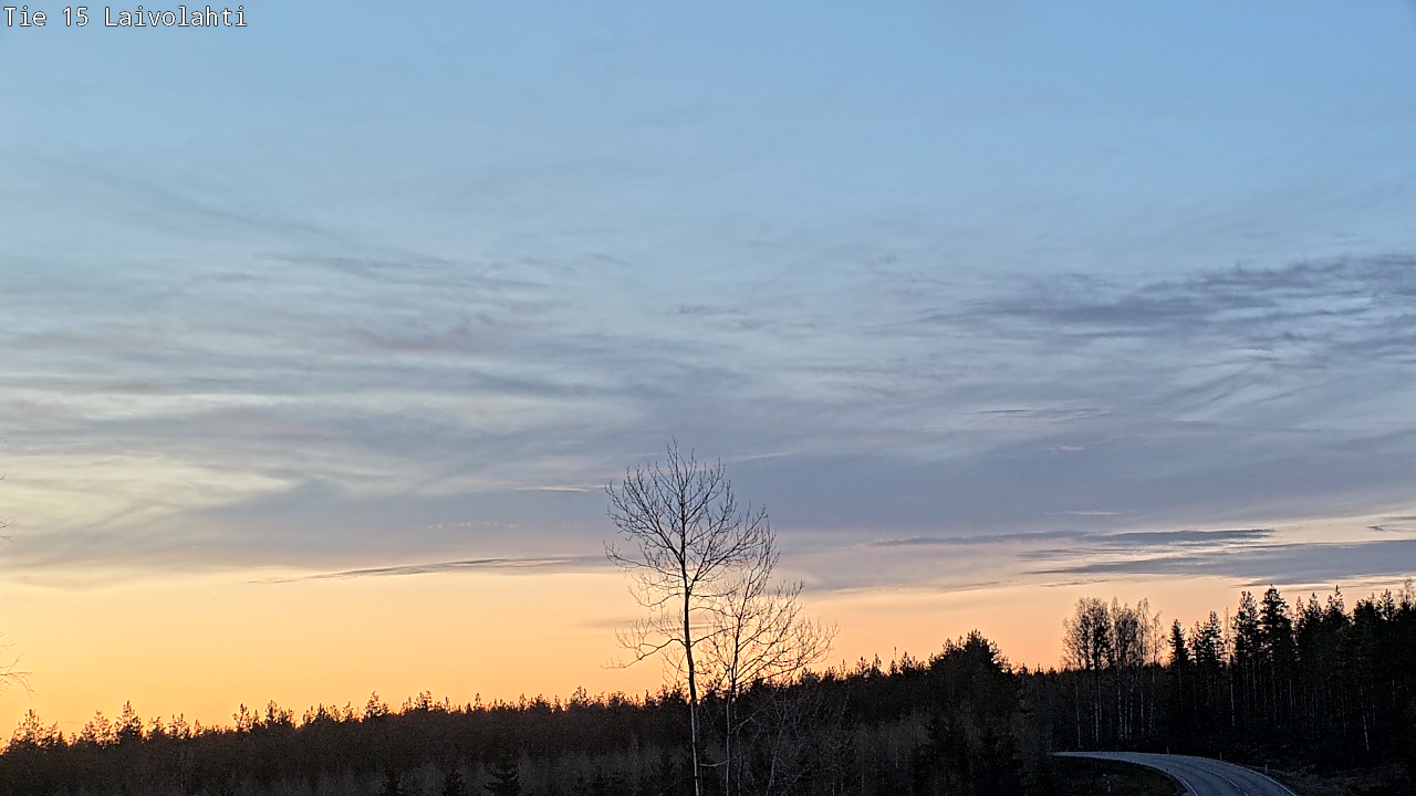 Weather Camera Image Väg 15 Laivolahti, Mäntyharju, Etelä-Savo