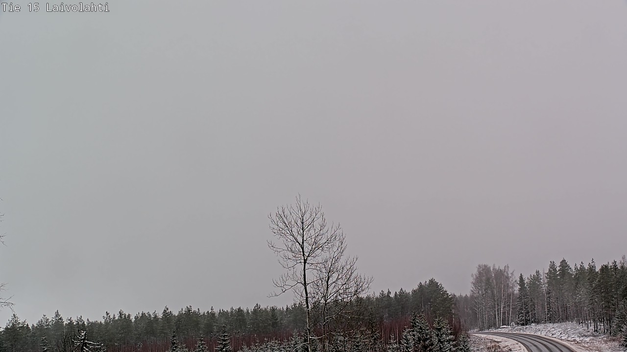 Weather Camera Image Väg 15 Laivolahti, Mäntyharju, Etelä-Savo
