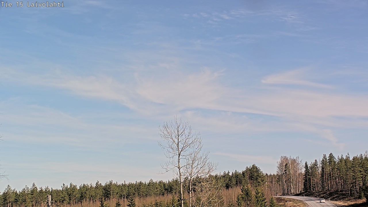 Weather Camera Image Väg 15 Laivolahti, Mäntyharju, Etelä-Savo