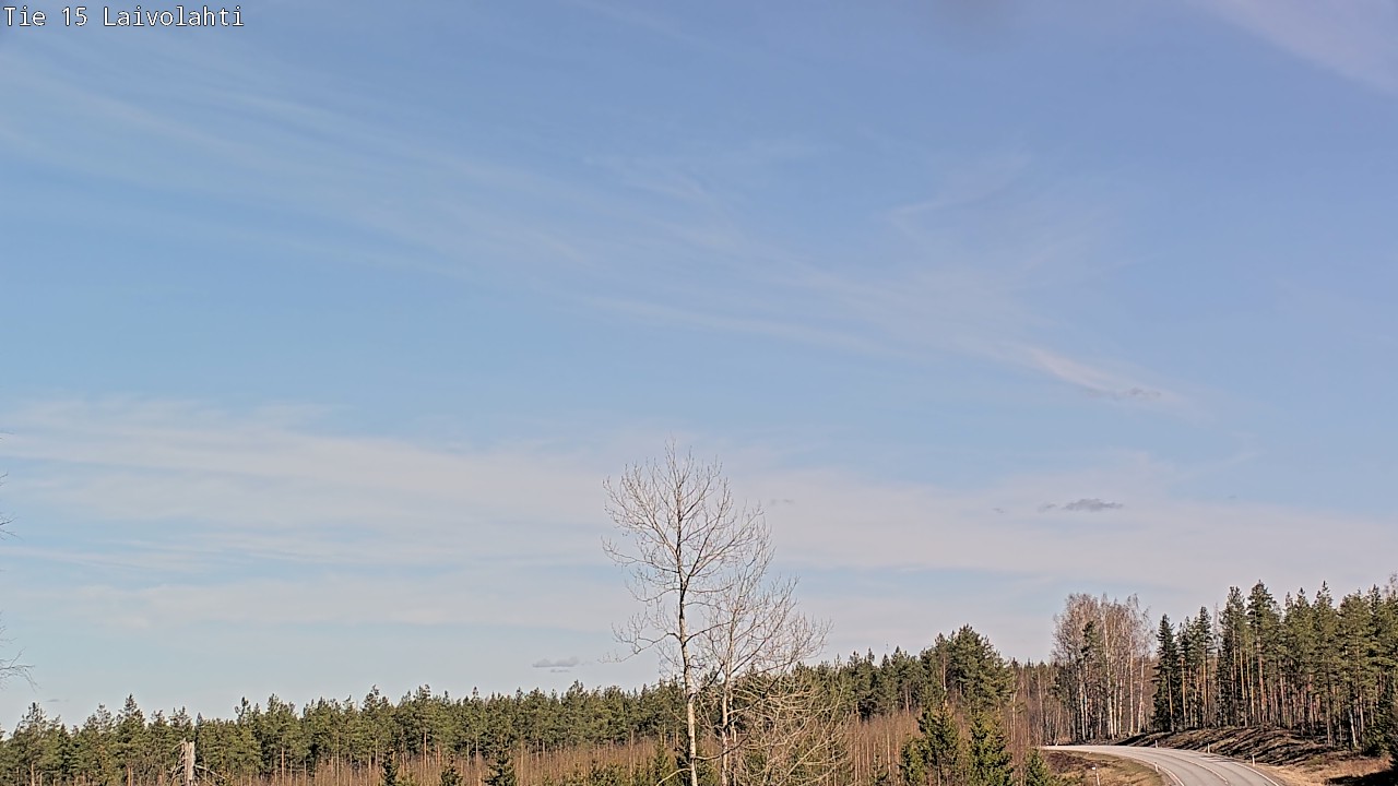 Weather Camera Image Väg 15 Laivolahti, Mäntyharju, Etelä-Savo