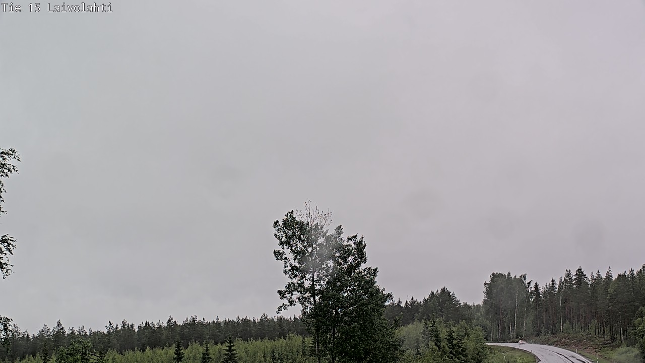 Weather Camera Image Road 15 Laivolahti, Mäntyharju, Etelä-Savo