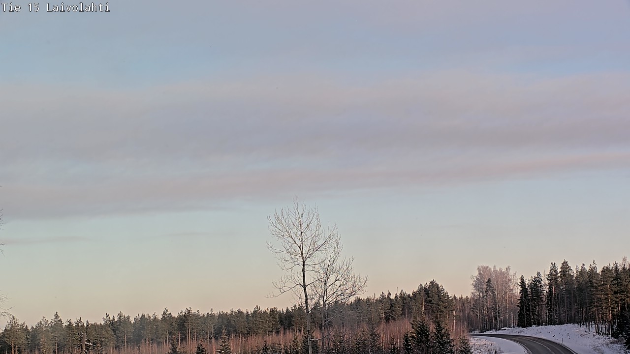 Weather Camera Image Väg 15 Laivolahti, Mäntyharju, Etelä-Savo
