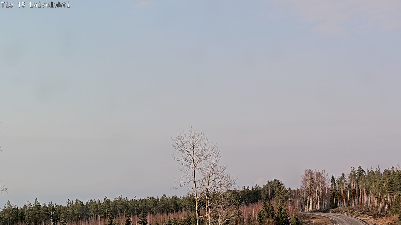 Weather Camera Image Väg 15 Laivolahti, Mäntyharju, Etelä-Savo