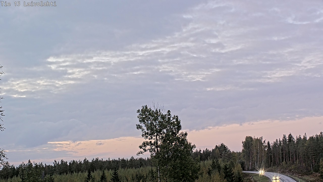 Weather Camera Image Road 15 Laivolahti, Mäntyharju, Etelä-Savo
