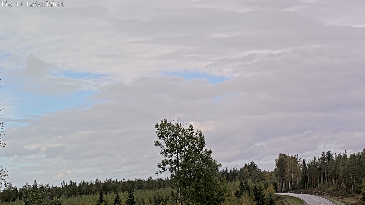 Weather Camera Image Road 15 Laivolahti, Mäntyharju, Etelä-Savo