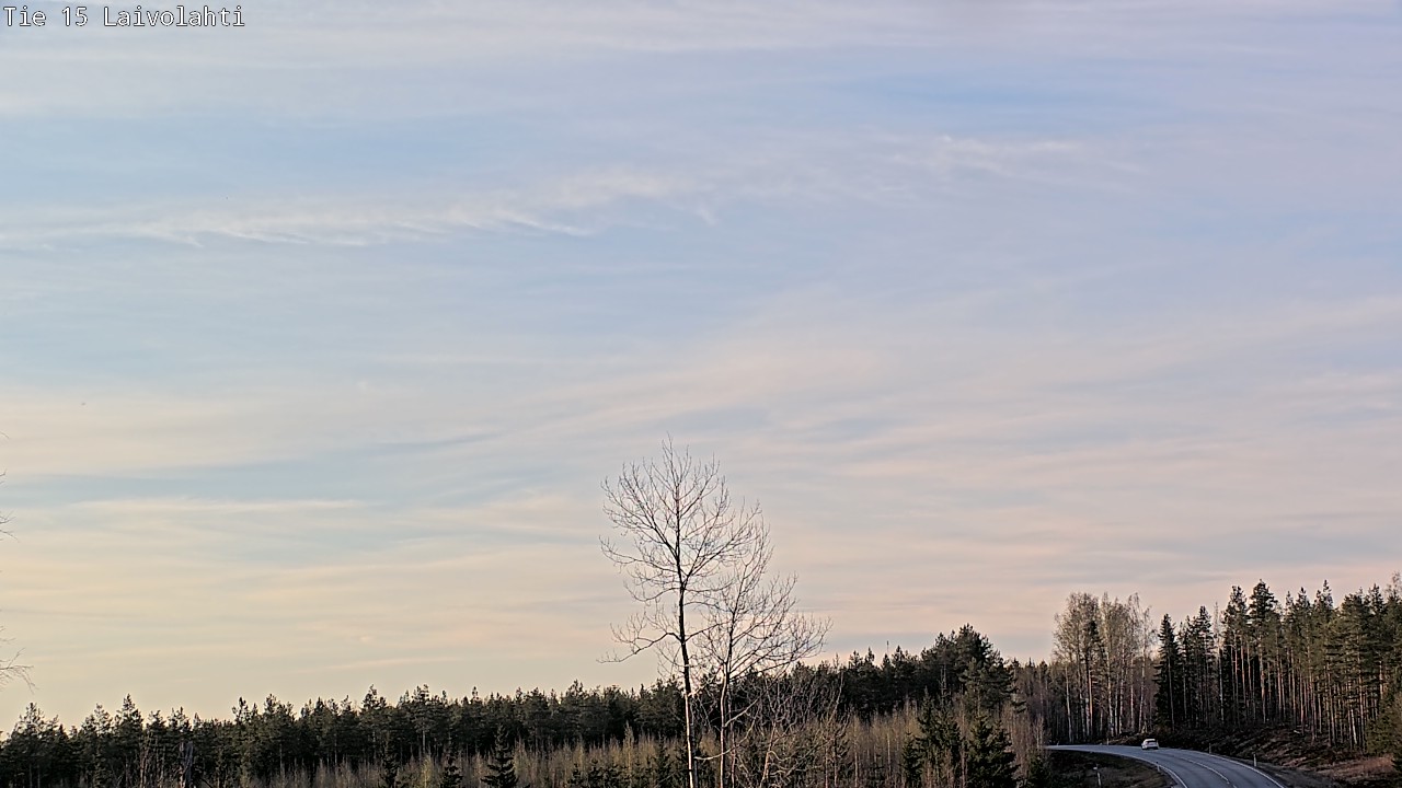 Weather Camera Image Väg 15 Laivolahti, Mäntyharju, Etelä-Savo