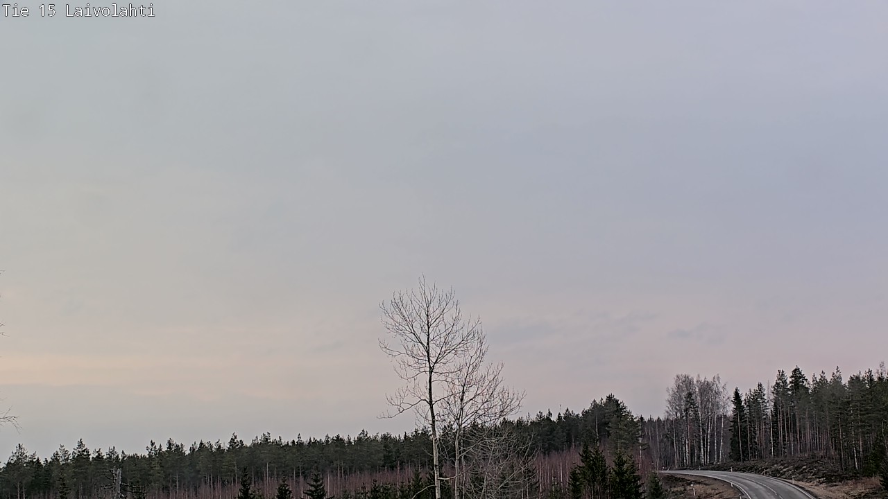 Weather Camera Image Road 15 Laivolahti, Mäntyharju, Etelä-Savo