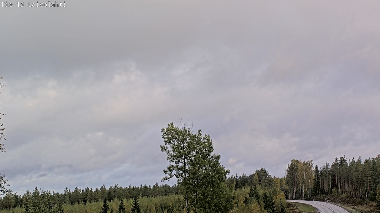 Weather Camera Image Road 15 Laivolahti, Mäntyharju, Etelä-Savo