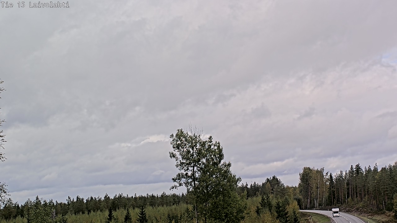 Weather Camera Image Road 15 Laivolahti, Mäntyharju, Etelä-Savo