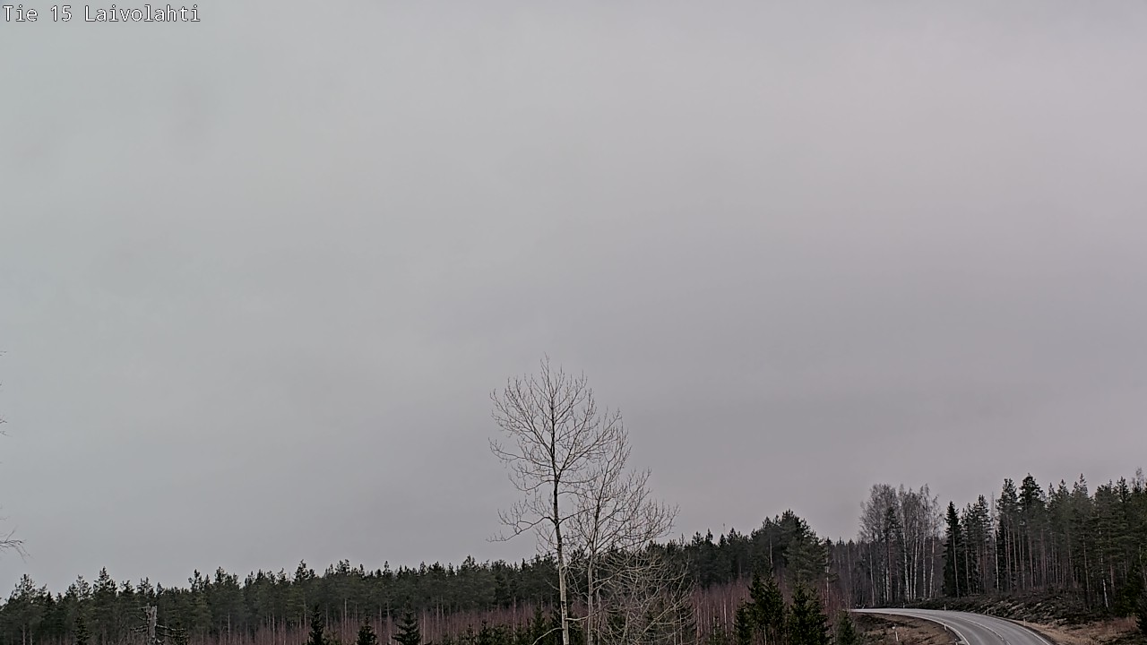 Weather Camera Image Väg 15 Laivolahti, Mäntyharju, Etelä-Savo