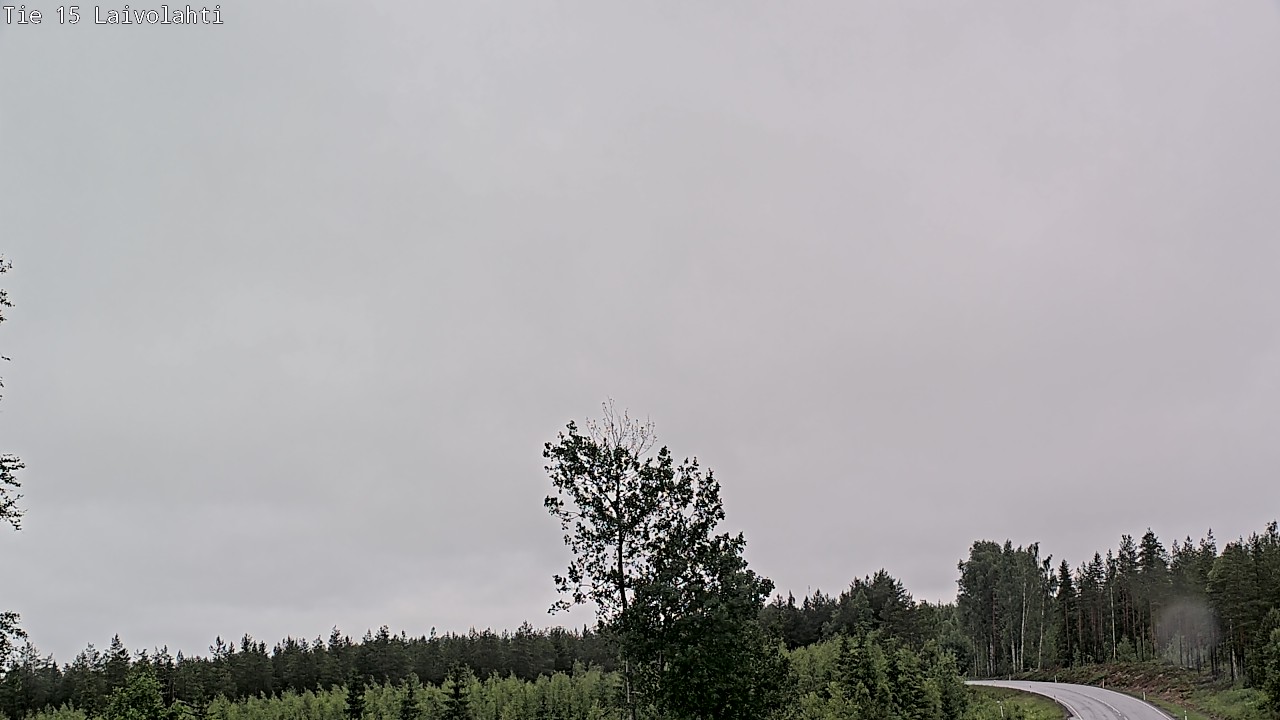 Weather Camera Image Väg 15 Laivolahti, Mäntyharju, Etelä-Savo