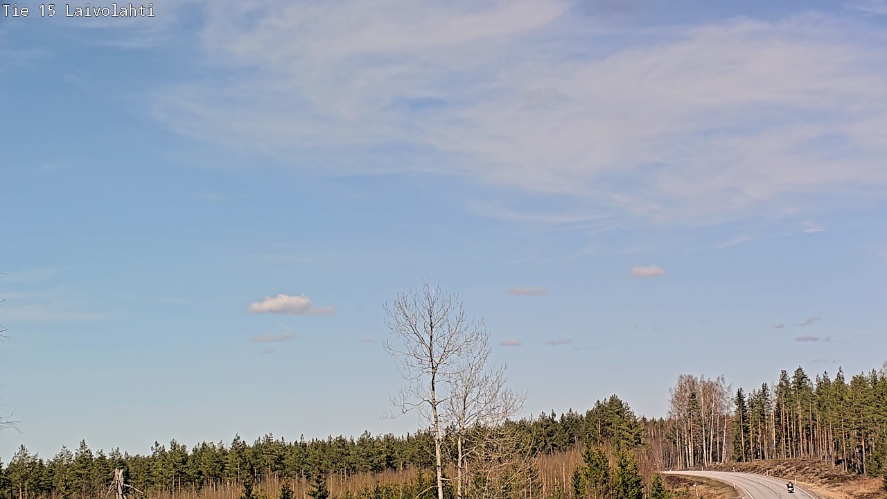 Weather Camera Image Väg 15 Laivolahti, Mäntyharju, Etelä-Savo
