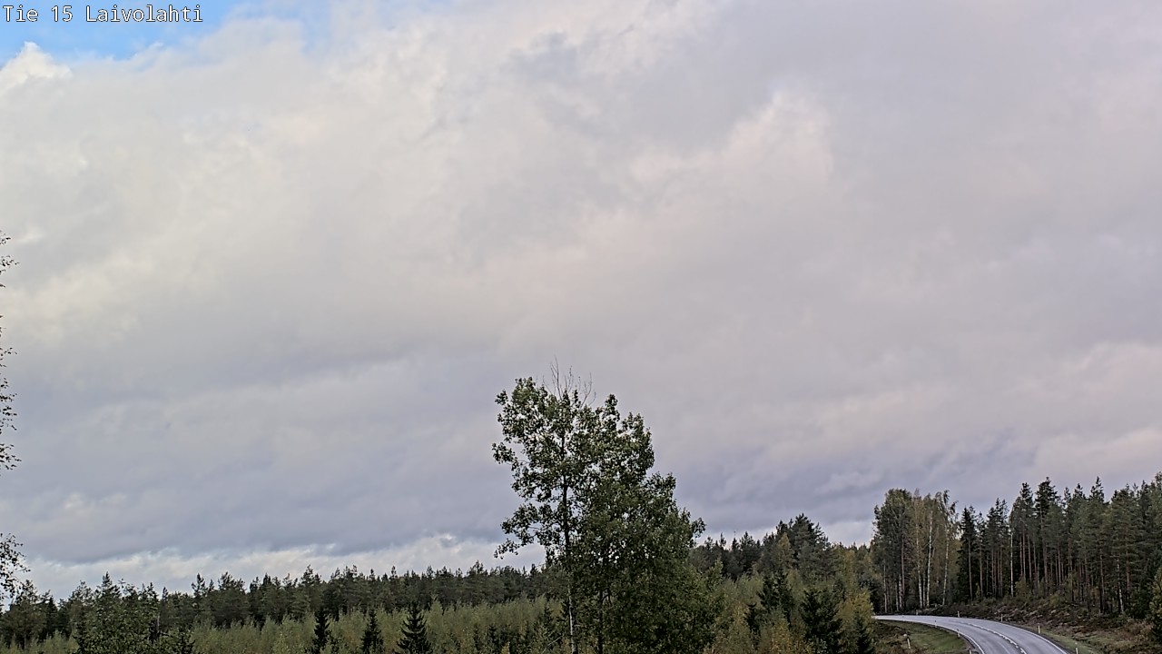 Weather Camera Image Road 15 Laivolahti, Mäntyharju, Etelä-Savo