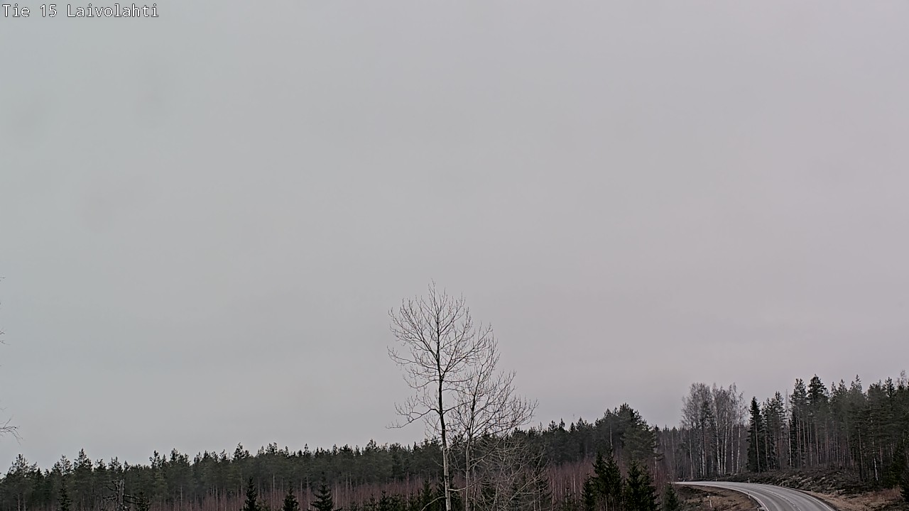 Weather Camera Image Väg 15 Laivolahti, Mäntyharju, Etelä-Savo
