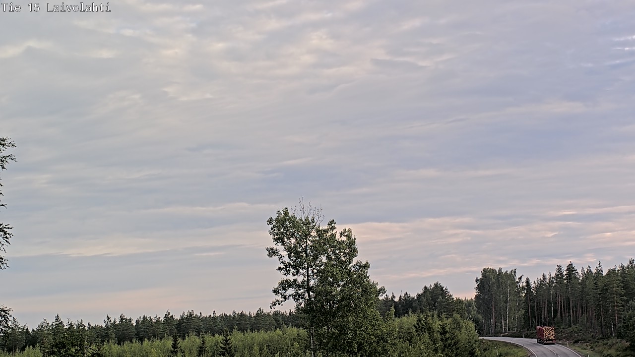 Weather Camera Image Väg 15 Laivolahti, Mäntyharju, Etelä-Savo
