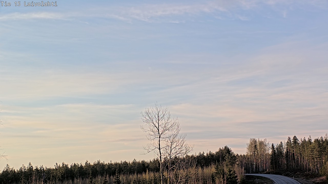 Weather Camera Image Väg 15 Laivolahti, Mäntyharju, Etelä-Savo