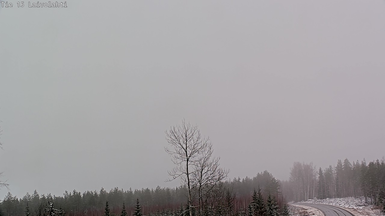 Weather Camera Image Väg 15 Laivolahti, Mäntyharju, Etelä-Savo