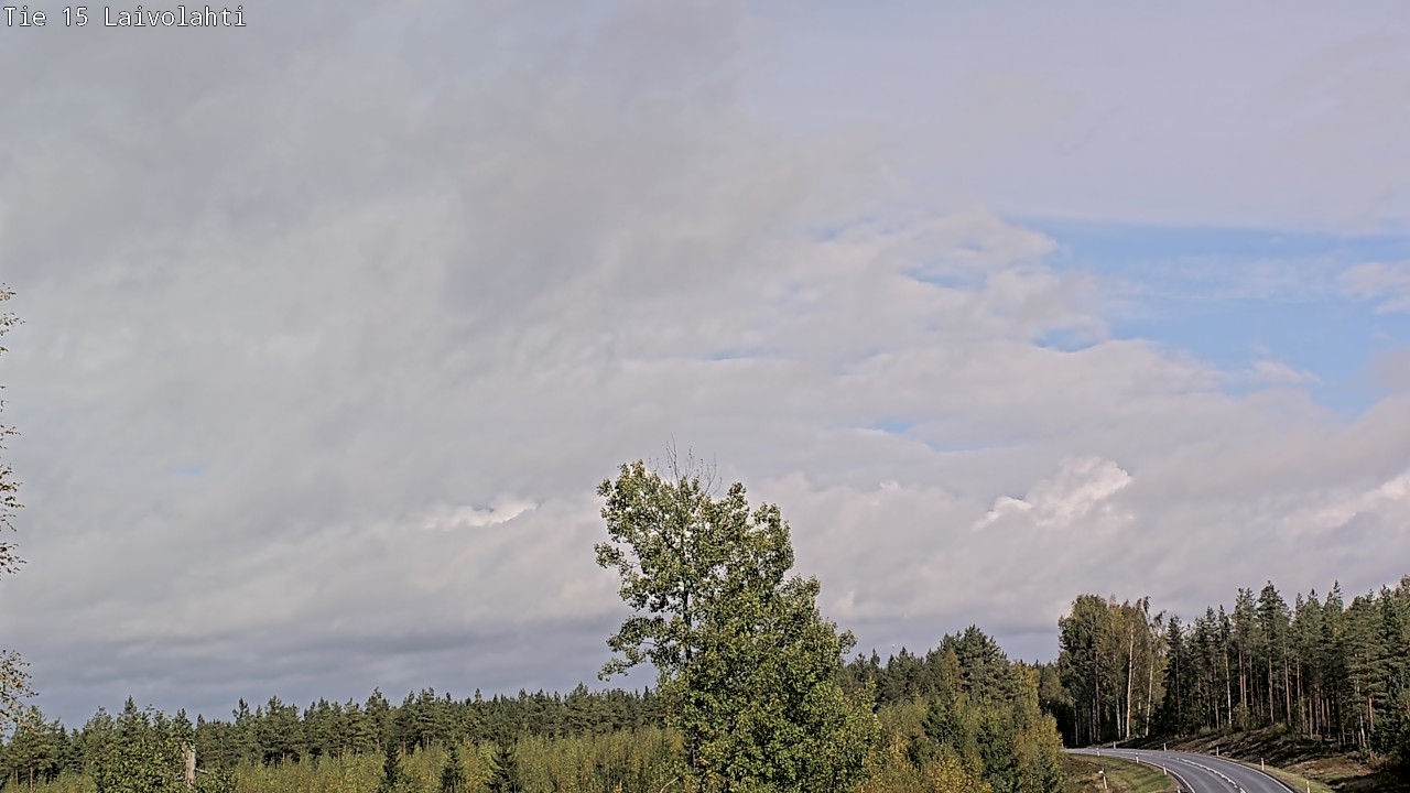 Weather Camera Image Road 15 Laivolahti, Mäntyharju, Etelä-Savo