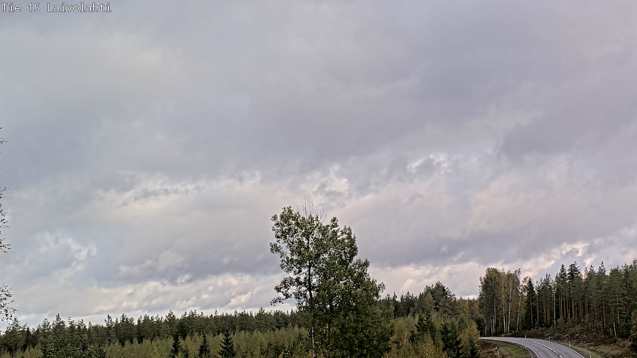 Weather Camera Image Road 15 Laivolahti, Mäntyharju, Etelä-Savo