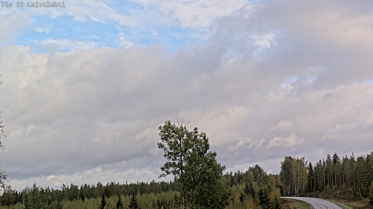 Weather Camera Image Road 15 Laivolahti, Mäntyharju, Etelä-Savo