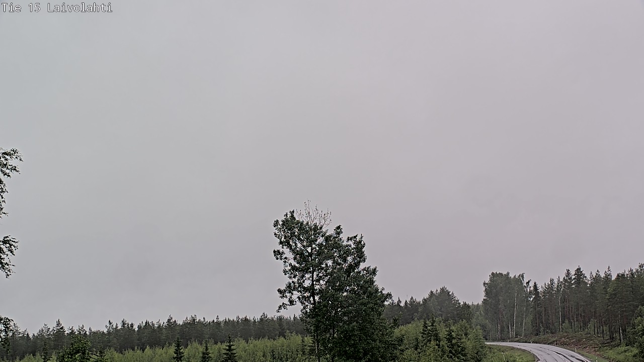 Weather Camera Image Road 15 Laivolahti, Mäntyharju, Etelä-Savo
