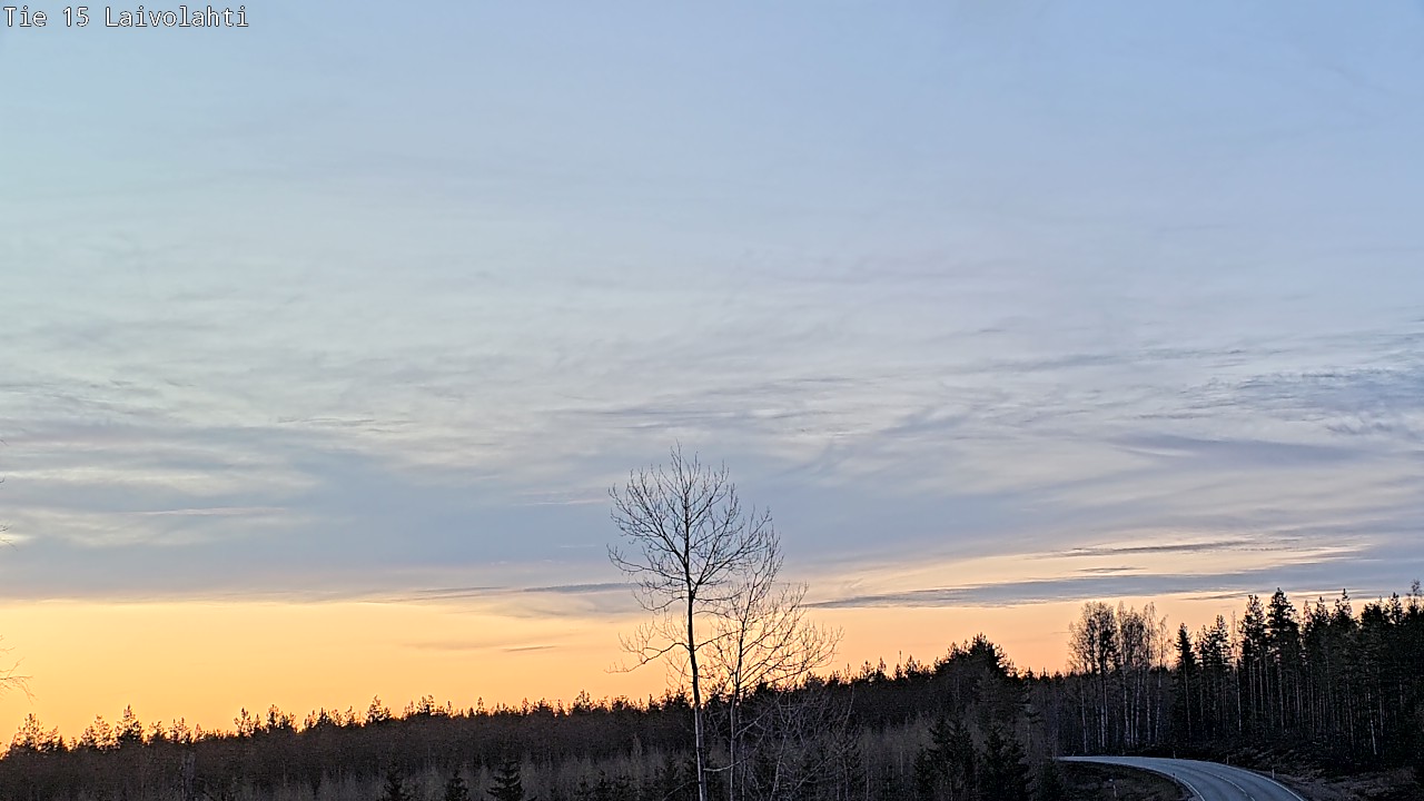 Weather Camera Image Väg 15 Laivolahti, Mäntyharju, Etelä-Savo