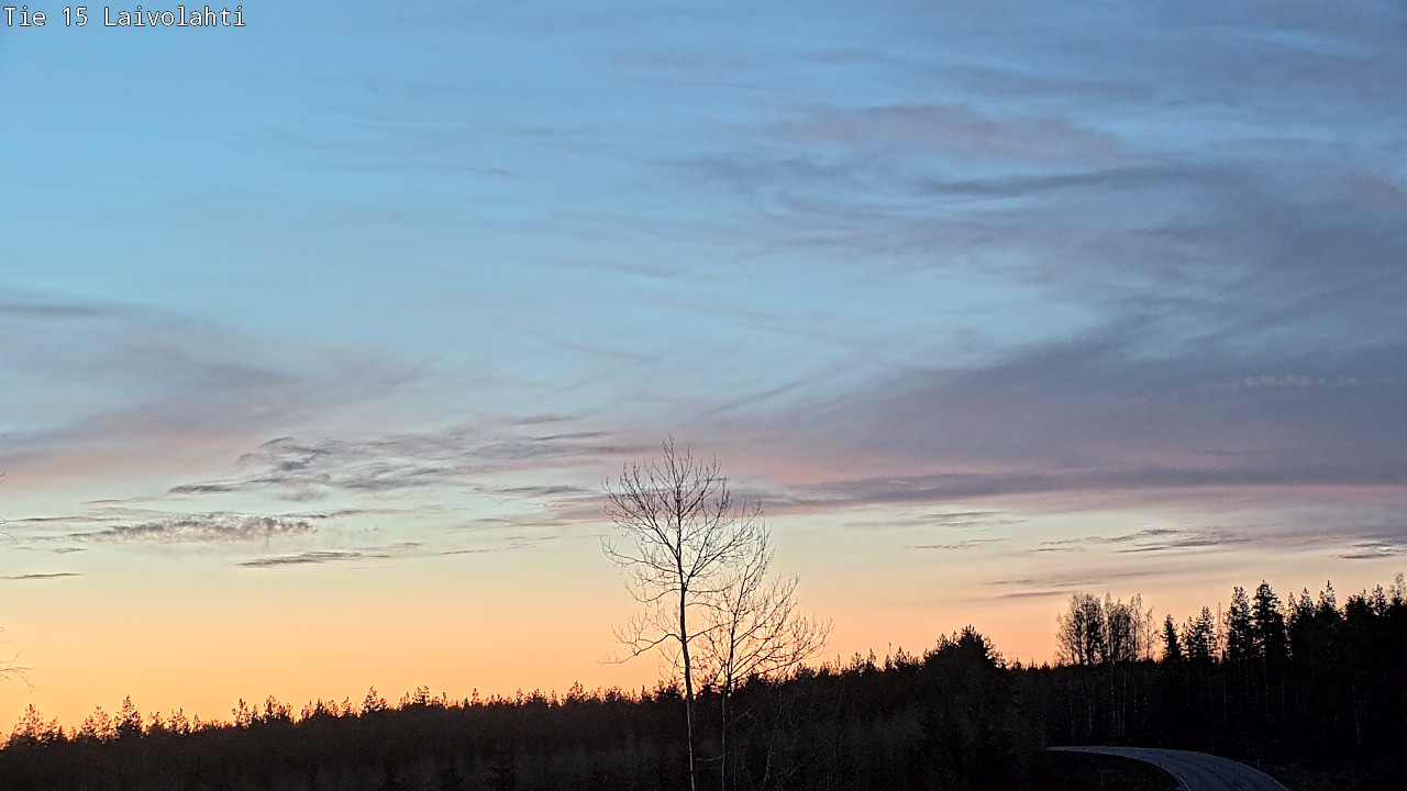 Weather Camera Image Väg 15 Laivolahti, Mäntyharju, Etelä-Savo